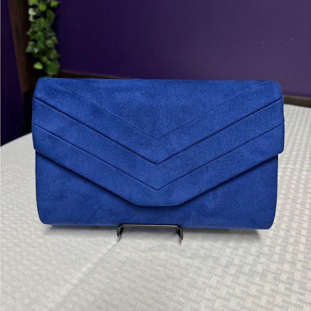 Milisente royal blue clutch